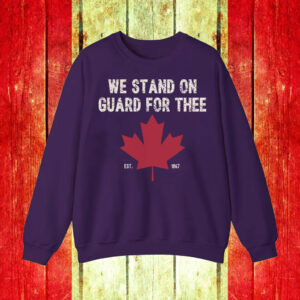 Elbows Up Canada, We Stand on Guard for Thee EST 1867 T-Shirt