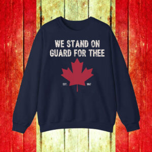 Elbows Up Canada, We Stand on Guard for Thee EST 1867 T-Shirt