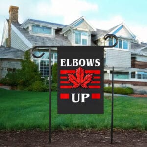 Elbows Up Canada flag