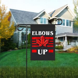 Elbows Up Canada flag