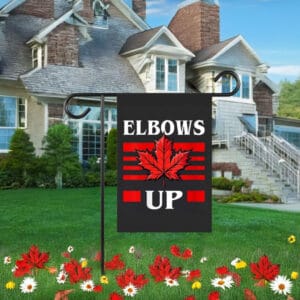 Elbows Up Canada flag