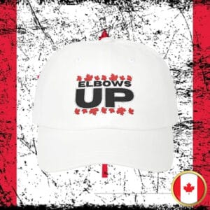 Elbows Up Classic Dad Hat - Canadian Pride Embroidered