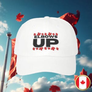 Elbows Up Classic Dad Hat - Canadian Pride Embroidered