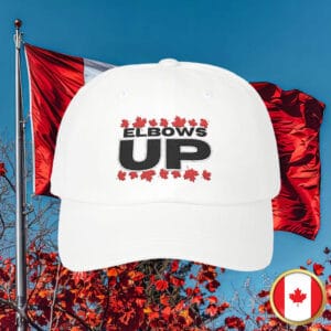 Elbows Up Classic Dad Hat - Canadian Pride Embroidered