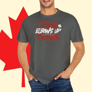 Elbows Up Defend Canada True North Strong Free T-Shirt