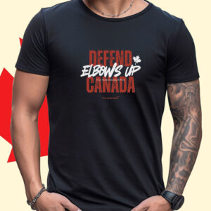 Elbows Up Defend Canada True North Strong Free T-Shirt
