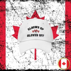 Elbows Up Embroidered Canada Hat For Men & For Women