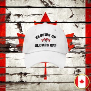 Elbows Up Embroidered Canada Hat For Men & For Women