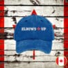 Elbows Up Hat Embroidered - Proudly Canadian Hat
