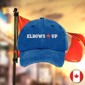 Elbows Up Hat Embroidered - Proudly Canadian Hat
