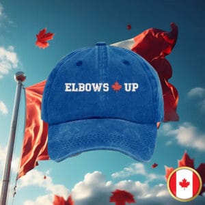 Elbows Up Hat Embroidered - Proudly Canadian Hat
