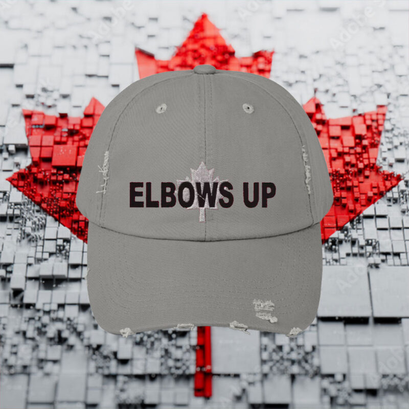 Elbows Up Hat - Retro Trucker Hat, Canada is Not For Sale Hat