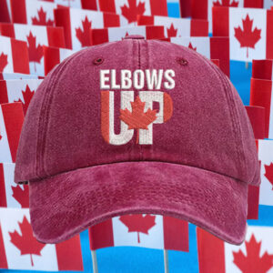 Elbows Up Maple Leaf Hats