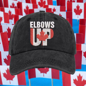 Elbows Up Maple Leaf Hats