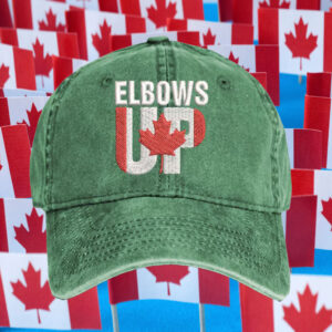 Elbows Up Maple Leaf Hats