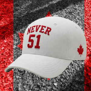 Elbows Up Never 51 Baseball, Canada Pride Hat