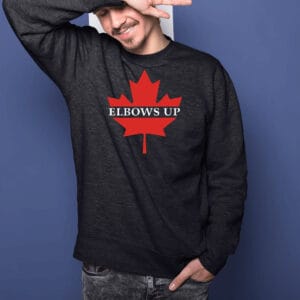 Elbows Up Shirt, Canada T-shirt, Canadian Pride Shirt, Maple Leaf Shirts