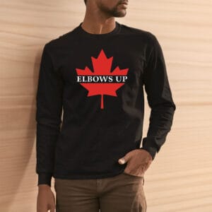 Elbows Up Shirt, Canada T-shirt, Canadian Pride Shirt, Maple Leaf Shirts