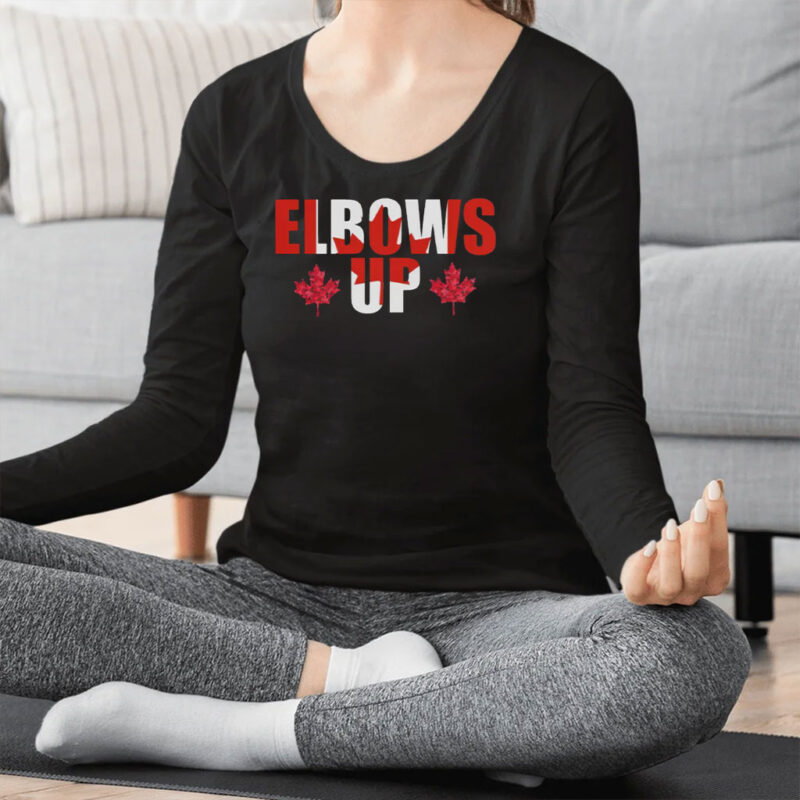 Elbows Up Shirt, Canadian Hockey Culture, True North Strong and Free, Canada Not for Sale, Proud Canadian Shirt
