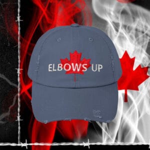 Elbows Up Twill Hat – Embroidered Canada 2025 Hat