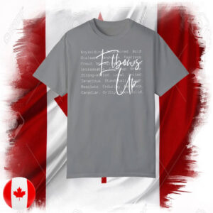 Elbows Up words T-Shirt