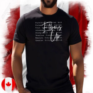 Elbows Up words T-Shirt