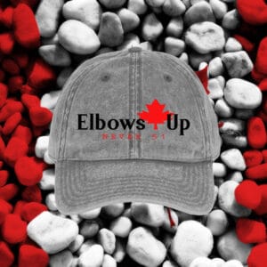 Elbows up Canada Never 51 Cap, Maple Leaf Canada Hat