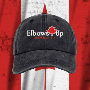 Elbows up Canada Never 51 Hat