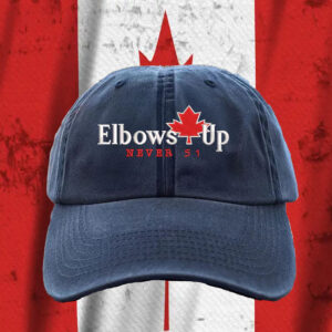 Elbows up Canada Never 51 Hat
