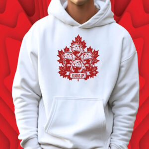 Elbows up canada, patriotic Canadian pride beaver Maple Leaf T-Shirt