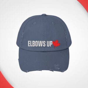 Embroidered Canada Elbows Up 2025 Hat, Elbows Up Hat Cap, Fun Hockey Cap