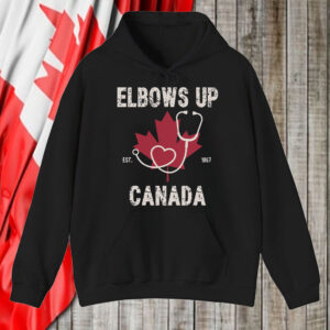 Healthcare Worker, Elbows Up Canada T-Shirt