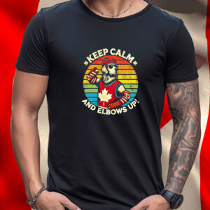 Keep Calm and Elbows Up, Canada T-Shirt