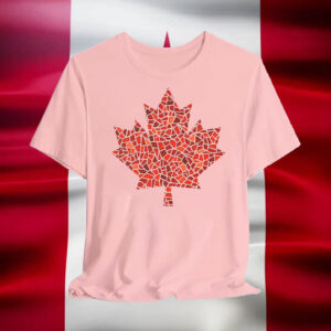 Mosaic Maple Leaf Canada T-Shirt