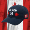 Never 51 Canada Flag Hat