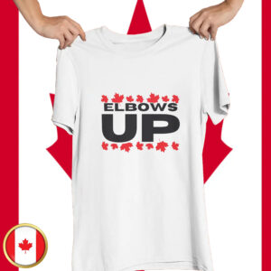 Never 51 Elbows Up Canada Pride T-Shirt - Canada Day Hockey