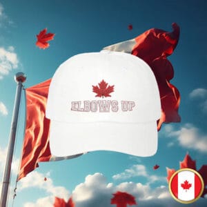 Never 51 Elbows Up Embroidered Hat - Classic Dad Cap Canada