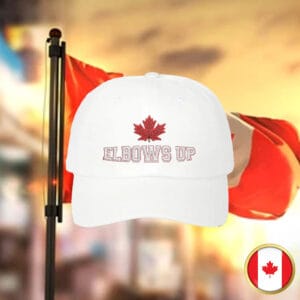 Never 51 Elbows Up Embroidered Hat - Classic Dad Cap Canada