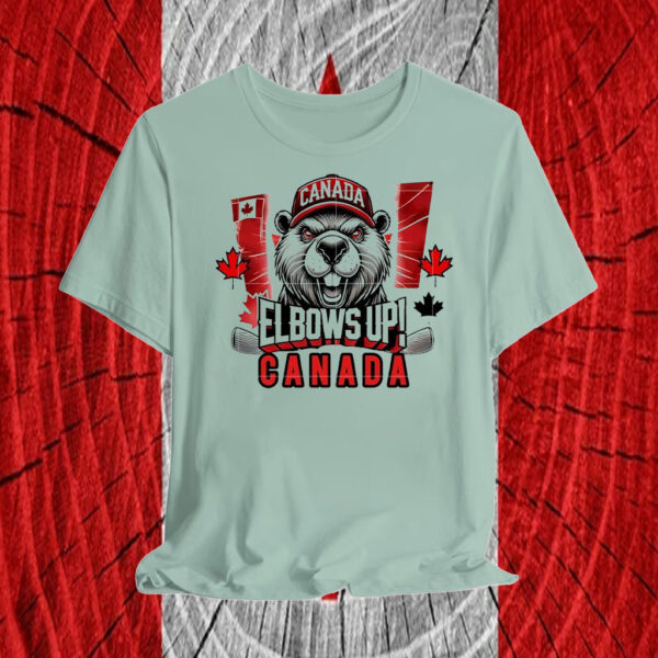 Official Elbows Up Canada Canadian Pride Sublimation T-Shirt