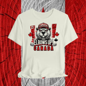 Official Elbows Up Canada Canadian Pride Sublimation T-Shirt