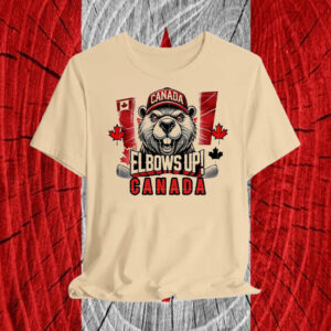 Official Elbows Up Canada Canadian Pride Sublimation T-Shirt