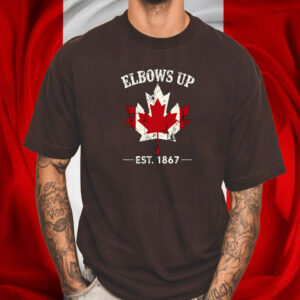 Official Elbows Up Canada EST 1867 T-Shirts