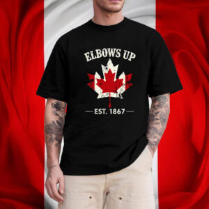 Official Elbows Up Canada EST 1867 T-Shirts