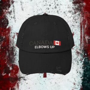 Patriotic Canada Elbows Up Low Profile Baseball 2025 Hat