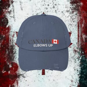 Patriotic Canada Elbows Up Low Profile Baseball 2025 Hat