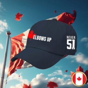 Printed Elbows Up Canada 2025 Cap