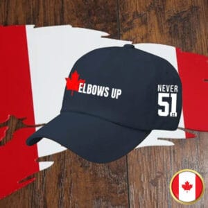 Printed Elbows Up Canada 2025 Cap