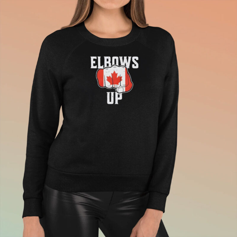 Punch Elbows Up Canada Hand shirt, Elbows Up Canada Shirt