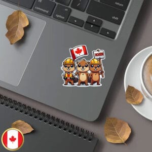 Stay On Your Own Dam Side Sticker and Car Magnet Canada