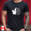 True North Strong And Free Canadian Independence Day T-Shirt